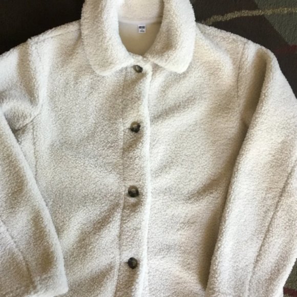 Pants - oversized teddy coat small